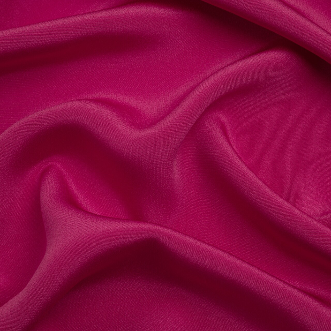 1 Yard Silk 4 Ply Crepe Magenta Haze Pure Silk Fabric for Designer Suits, 44 Inches Width